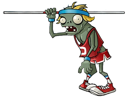 Pole Vaulting Zombie Blank Meme Template