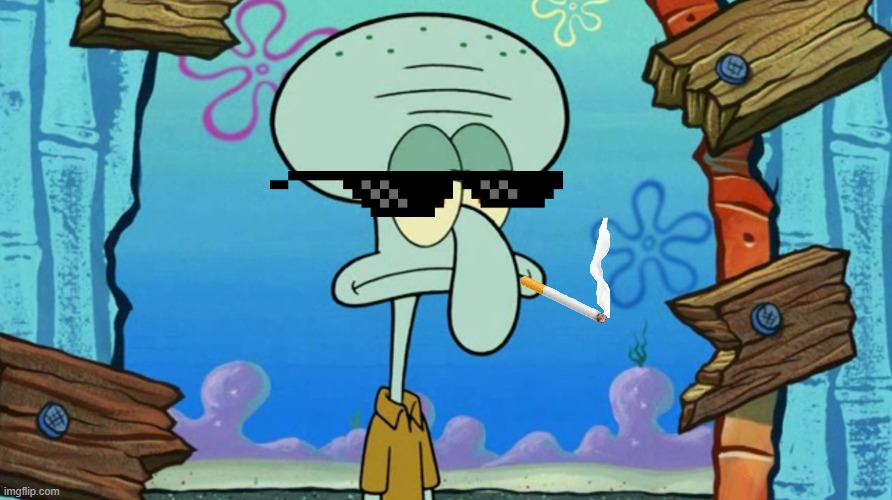 squidward | image tagged in squid,ward | made w/ Imgflip meme maker