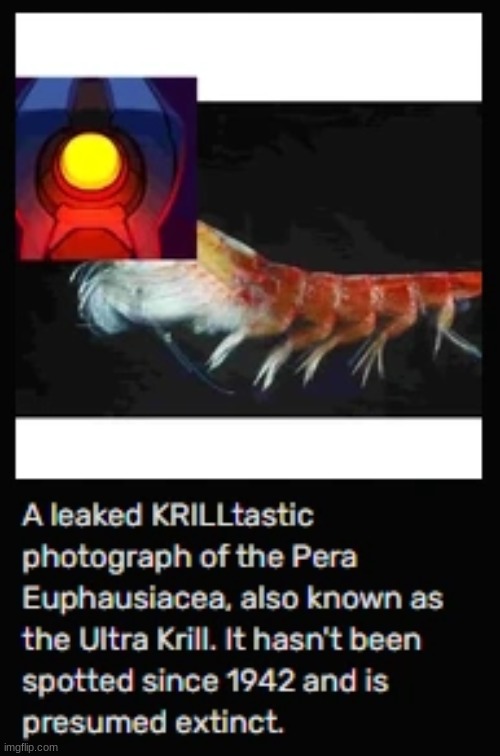 ULTRA KRILL ? ! | made w/ Imgflip meme maker