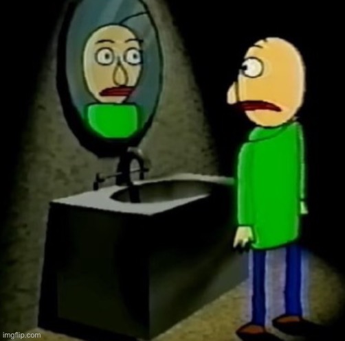 baldi regret. | image tagged in baldi regret | made w/ Imgflip meme maker