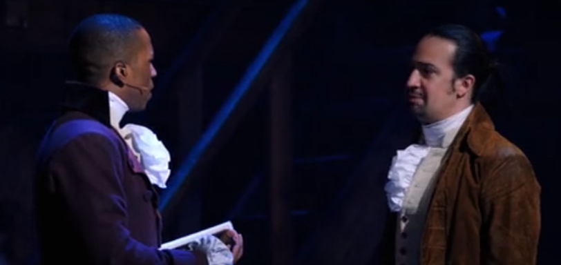 High Quality Hamilton he looked at me like i was stupid Blank Meme Template