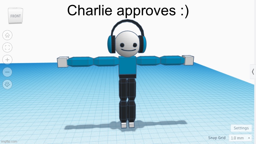 Charlie approves :) | made w/ Imgflip meme maker