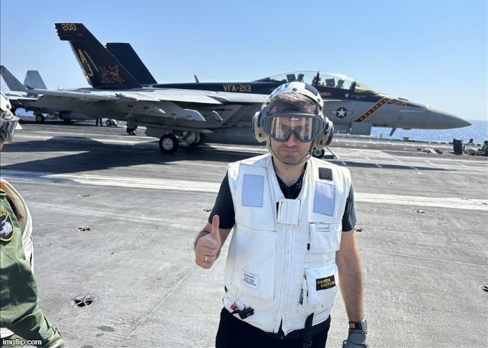 took a selfie on an aircraft carrier just outside pensacola florida | image tagged in pilot,plane,officer,military,navy,fun | made w/ Imgflip meme maker