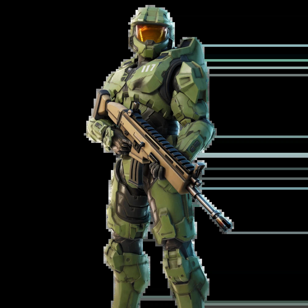 High Quality Master Chief Fortnite skin Blank Meme Template