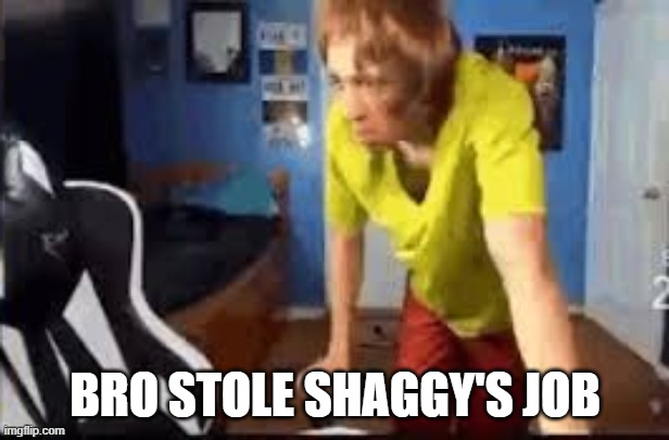 BRO STOLE SHAGGY'S JOB | made w/ Imgflip meme maker