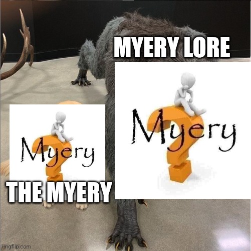 dog vs werewolf | MYERY LORE; THE MYERY | image tagged in dog vs werewolf | made w/ Imgflip meme maker