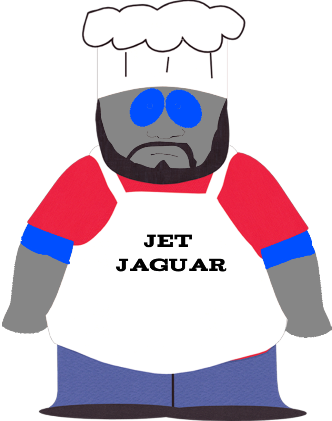 Jerome "Chef" McElroy as Jet Jaguar Blank Meme Template