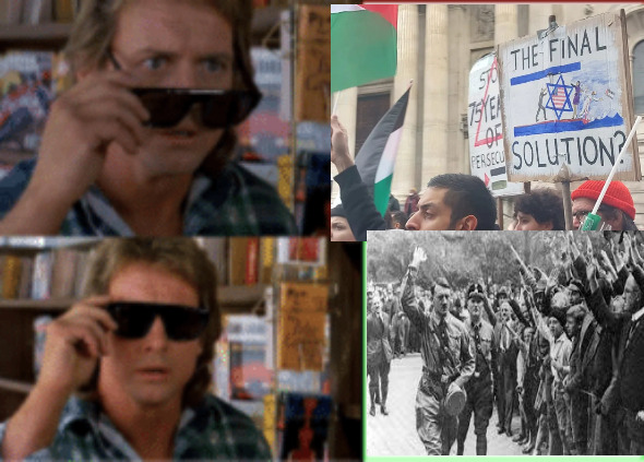 A Nazi by Any Other Name | image tagged in they live sunglasses | made w/ Imgflip meme maker