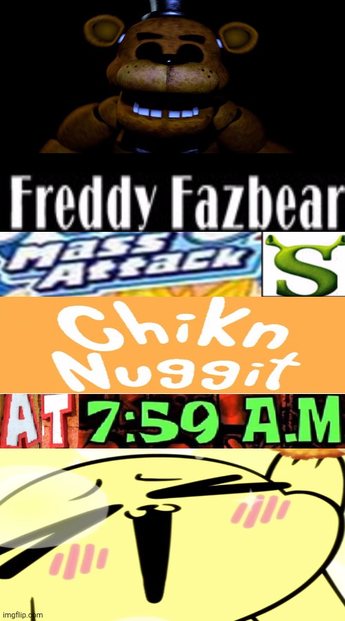 Freddy-B-Wild | image tagged in expand dong,freddy fazbear,chikn nuggit | made w/ Imgflip meme maker