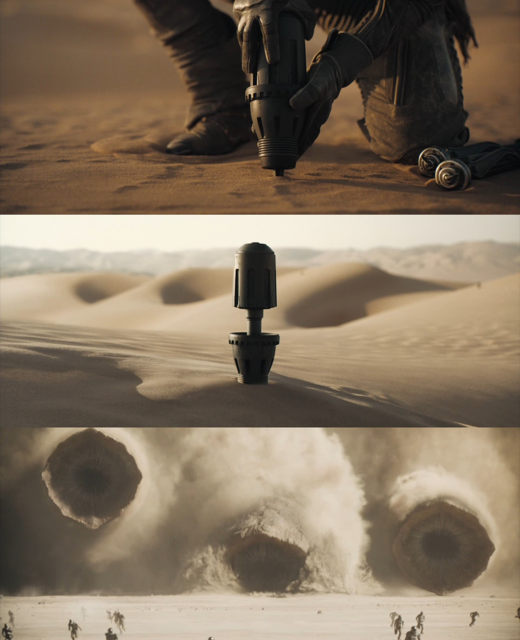 High Quality Fremen thumper attracts sandworms Blank Meme Template