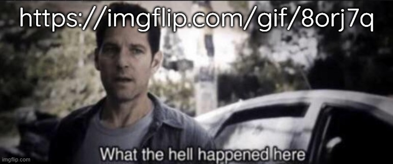 What the hell happened here | https://imgflip.com/gif/8orj7q | image tagged in what the hell happened here | made w/ Imgflip meme maker