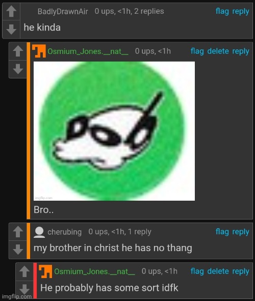 Unhinged comment section | made w/ Imgflip meme maker