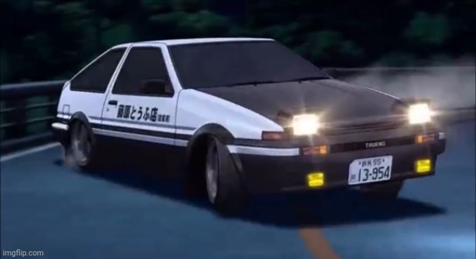 Initial D | image tagged in initial d | made w/ Imgflip meme maker