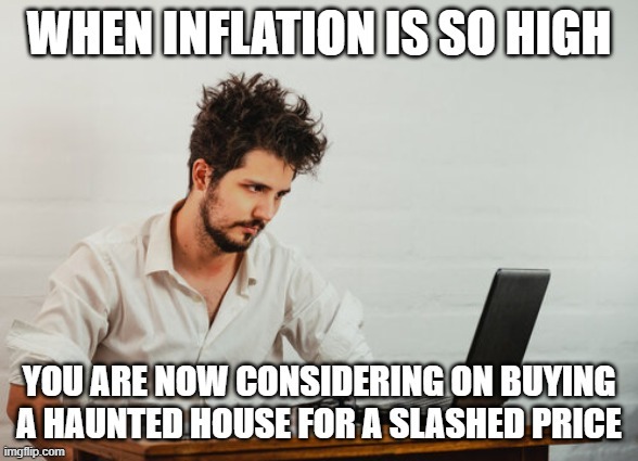 Disclaimer - Has extra room mates living rent free, cant evict | image tagged in house,inflation,price,blackrock,vanguard,cheap wages | made w/ Imgflip meme maker