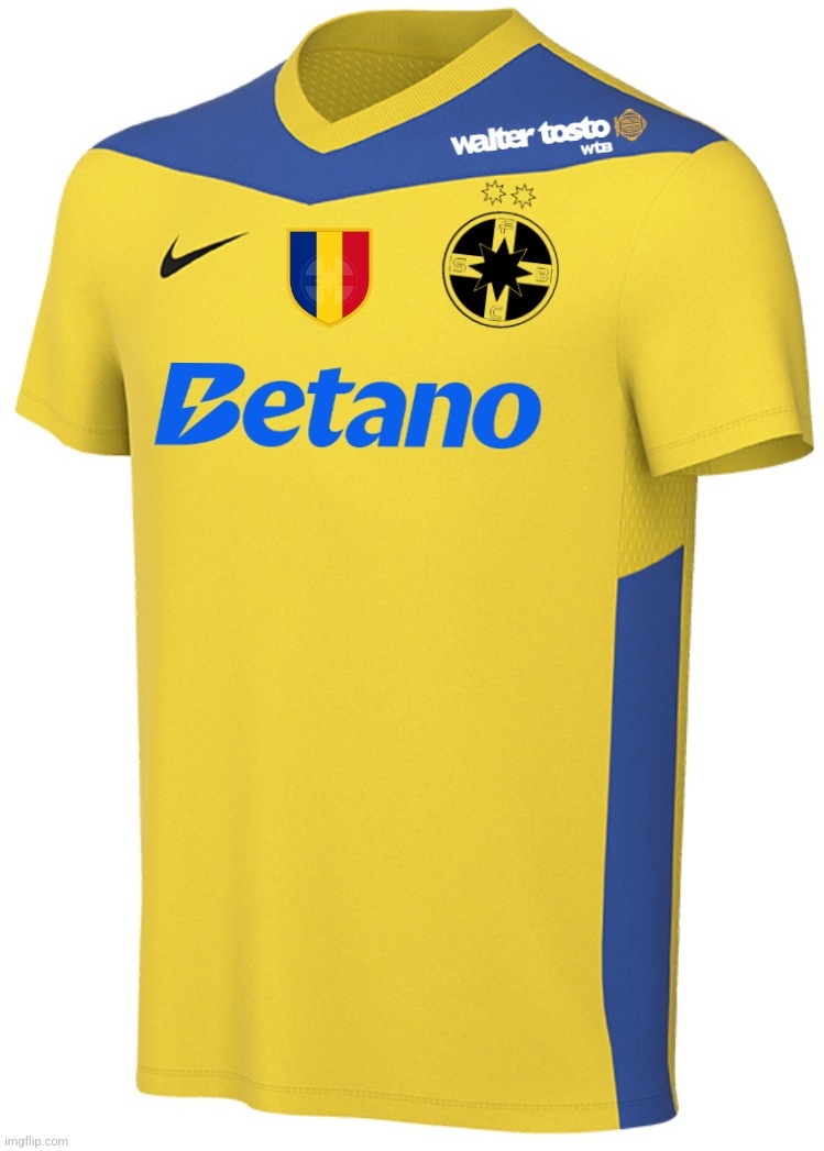 Nike Fotbal Club FCSB Away Kit 2024/25 Concept (if home kit was carried over) | image tagged in fcsb,steaua,romania,nike,shirt | made w/ Imgflip meme maker