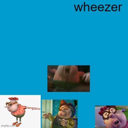 wheezer | wheezer | image tagged in blank weezer blue album edit | made w/ Imgflip meme maker