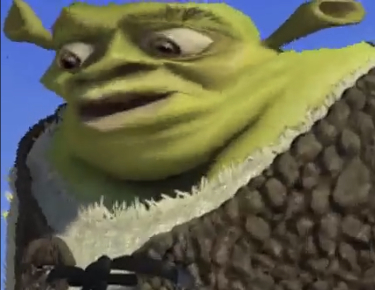 Confused Shrek Blank Meme Template