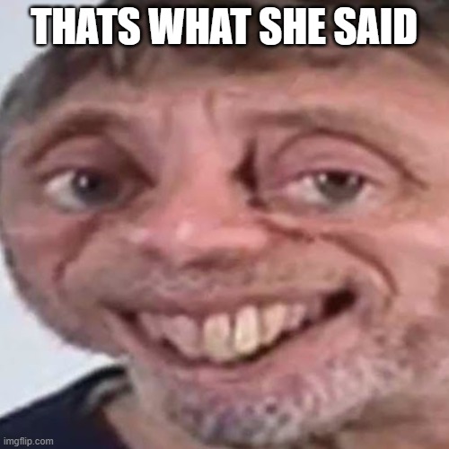 Noice | THATS WHAT SHE SAID | image tagged in noice | made w/ Imgflip meme maker