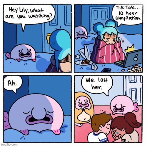 LILY HOW COULD YOU | image tagged in tiktok,tiktok sucks,blobfish | made w/ Imgflip meme maker