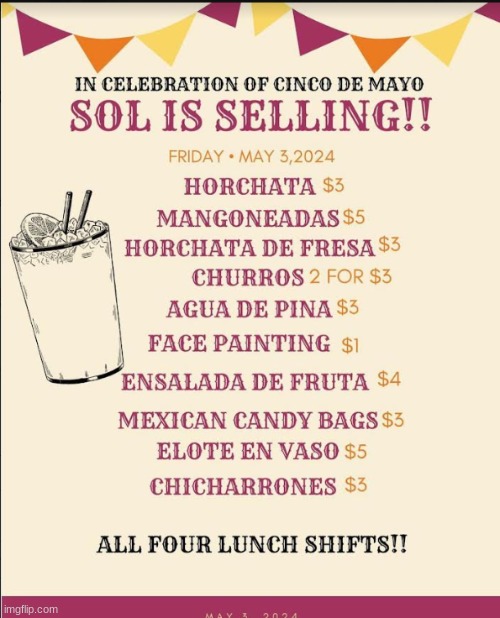 ggggggggggggg I'm gonna get a mangonada, face paints and maybe some churros | made w/ Imgflip meme maker