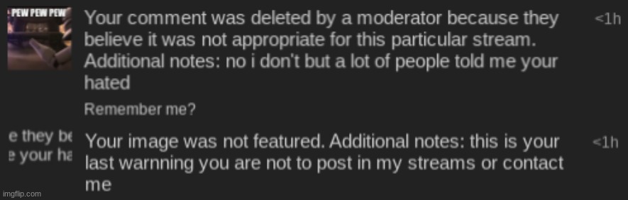 I don't know about y'all, but I think this is a very pathetic attempt at a threat. | made w/ Imgflip meme maker