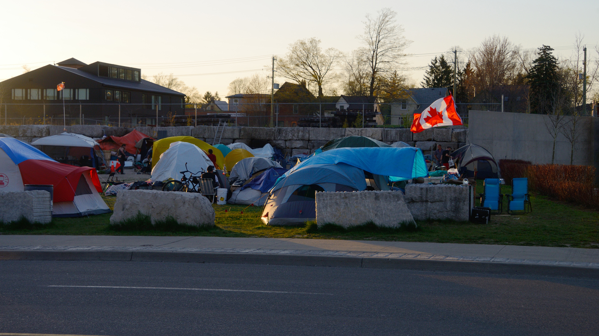 Homeless Camps Canada Blank Meme Template