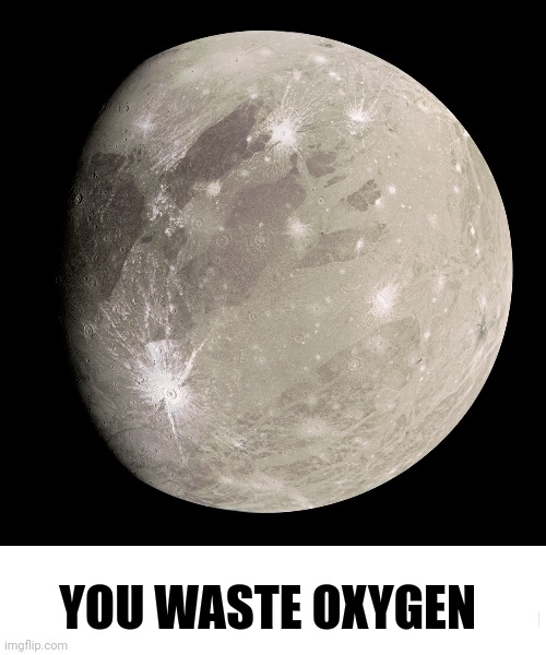U waste Oxygen | YOU WASTE OXYGEN | image tagged in u waste oxygen | made w/ Imgflip meme maker