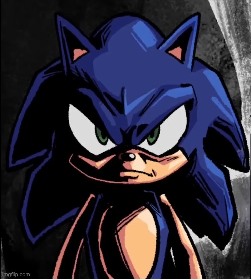sonic staring at you | image tagged in sonic staring at you | made w/ Imgflip meme maker