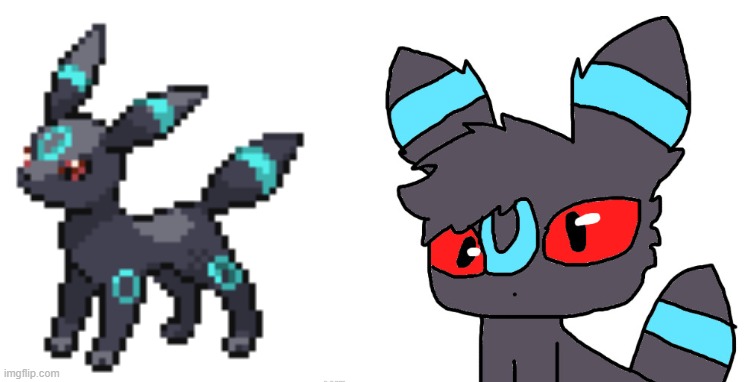 image tagged in rocky the umbreon,rocky the umbreon art | made w/ Imgflip meme maker