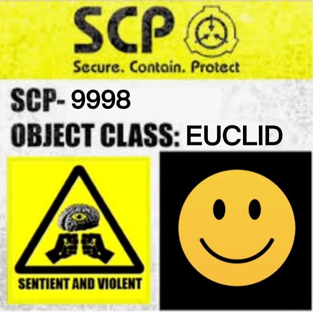 SCP-9998 Sign Blank Meme Template