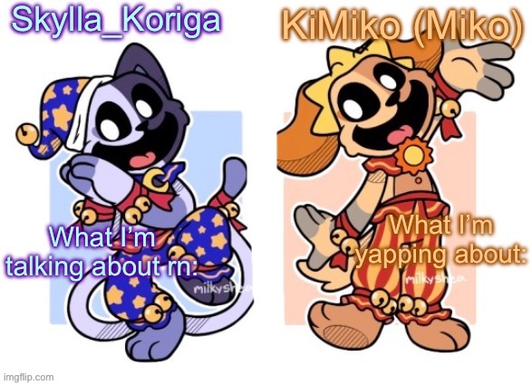 image tagged in skylla and miko shared temp | made w/ Imgflip meme maker