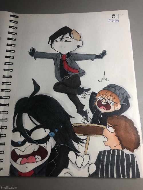 Does anyone here listen to MCR? | image tagged in fanart,mcr fanart,at that moment | made w/ Imgflip meme maker