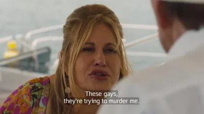 High Quality jennifer coolidge these gays Blank Meme Template