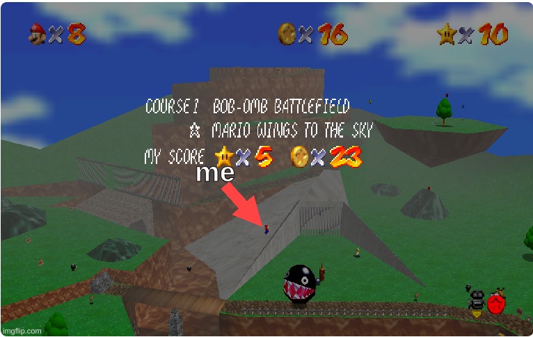 me | made w/ Imgflip meme maker