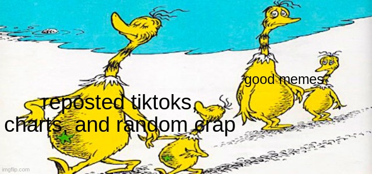 Accept it. | good memes; reposted tiktoks, charts, and random crap | image tagged in star-bellied sneetches | made w/ Imgflip meme maker