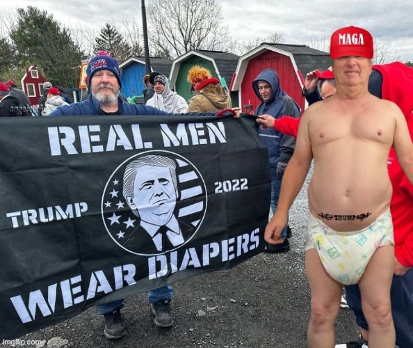 Trump Diaper Syndrome | image tagged in diapers,maga morons,clown car republicans,dirty diaper,donald trump is an idiot,florida | made w/ Imgflip meme maker