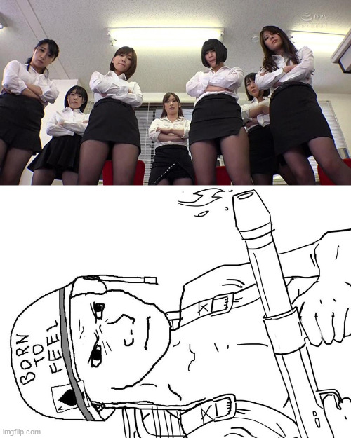 Me | image tagged in japanese girls looking down on apu | made w/ Imgflip meme maker