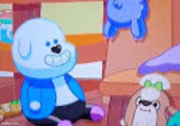 Sans is canon in bluey | made w/ Imgflip meme maker