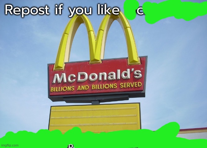 repost if you like cp | image tagged in repost if you like mcdonald s | made w/ Imgflip meme maker