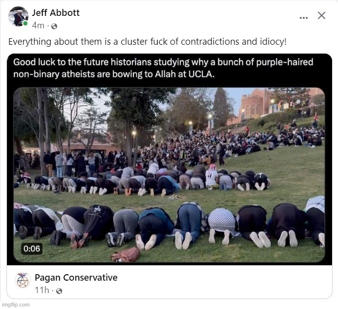 Atheist Clusterfuck at UCLA | image tagged in pagans,pagan,clusterfuck,ucla,atheists,atheism | made w/ Imgflip meme maker