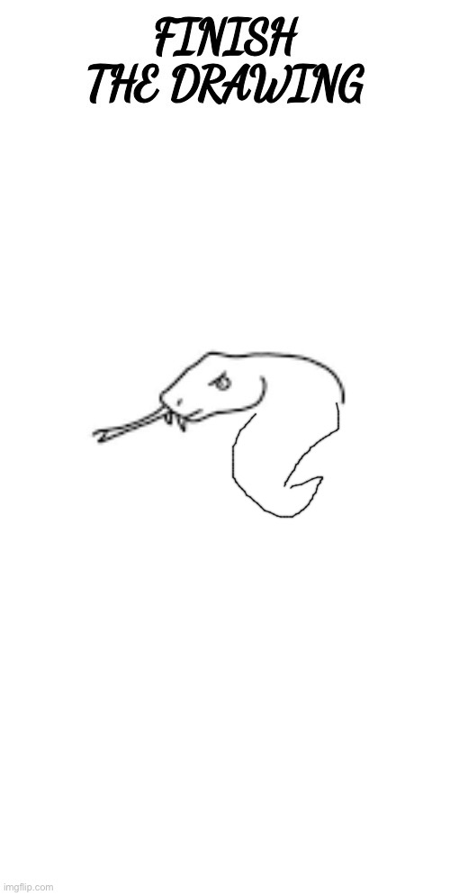 finish the drawing | image tagged in finish the drawing | made w/ Imgflip meme maker