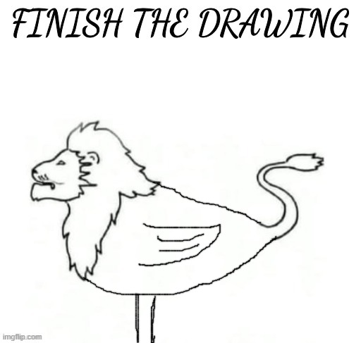 finish the drawing | image tagged in finish the drawing | made w/ Imgflip meme maker