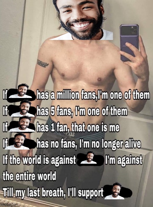 certified childish bambino glazer | image tagged in if x has a million fans | made w/ Imgflip meme maker