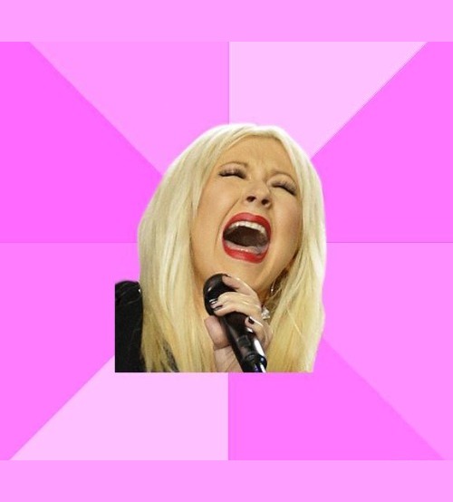 High Quality Wrong Lyrics Christina Aguilera [NoWM + Fix] Blank Meme Template