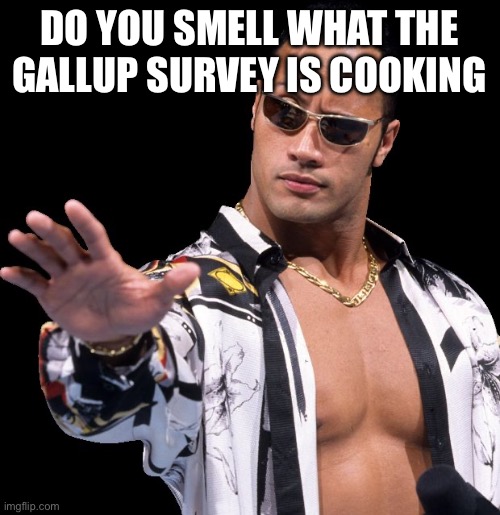 Hospital Survey | DO YOU SMELL WHAT THE GALLUP SURVEY IS COOKING | image tagged in the rock says keep calm,survey,hospital,funny memes,nursing | made w/ Imgflip meme maker