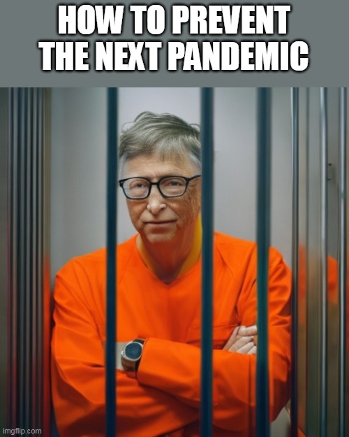HOW TO PREVENT THE NEXT PANDEMIC | image tagged in bill gates loves vaccines | made w/ Imgflip meme maker