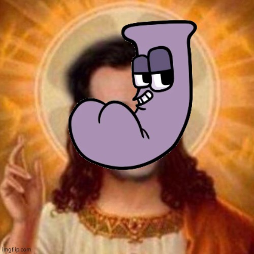 lord and savior | image tagged in carl azuz lord and savior,alphabet lore,j | made w/ Imgflip meme maker