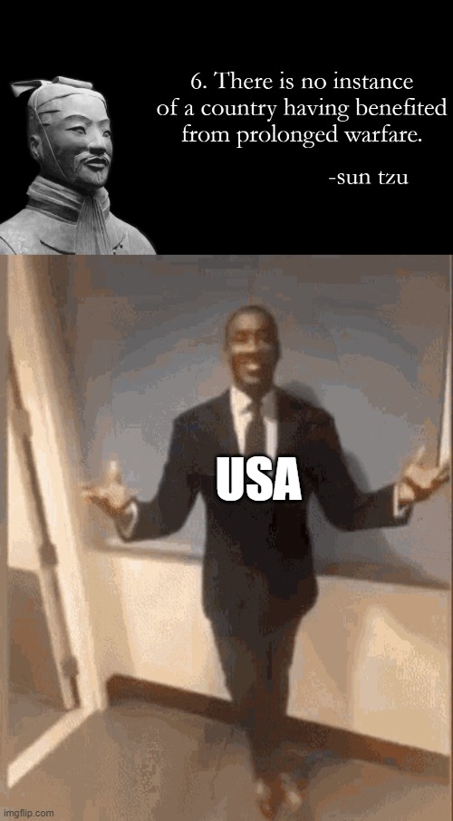 USA | image tagged in smiling black guy in suit,memes,politics | made w/ Imgflip meme maker