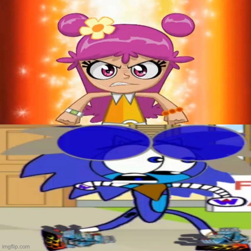 Ami Onuki Mad At Better Inappropriate Sonic | image tagged in hell | made w/ Imgflip meme maker