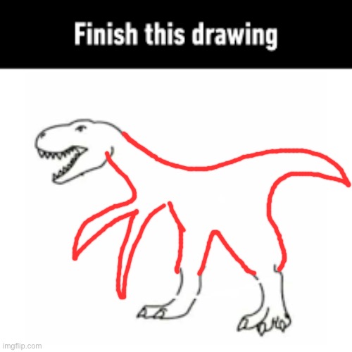 Wtf did i create :skull: | image tagged in finish this drawing | made w/ Imgflip meme maker